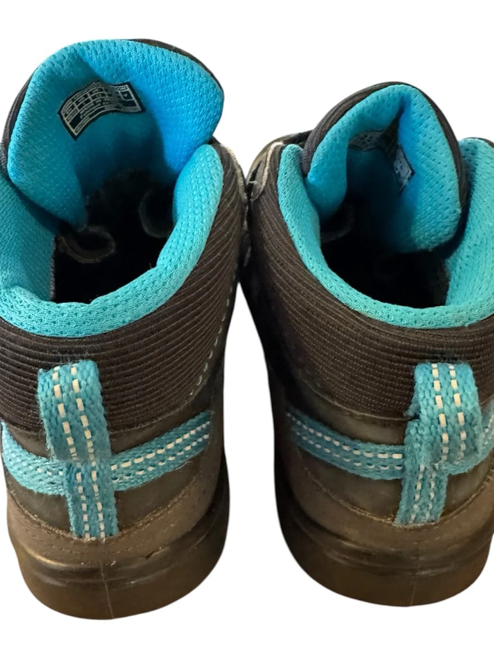 KEEN Kids Black & Teal Waterproof Hook-and-Loop Boots Size 13 Outdoor Gorpcore